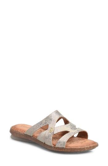 Women's B?rn Tepati Slide Sandal M - Grey