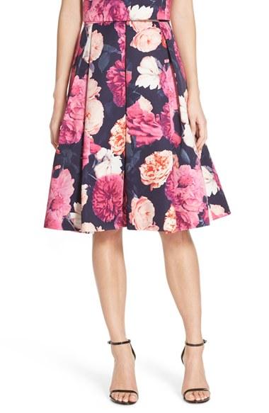 Women's Eliza J Floral Print Ball Skirt