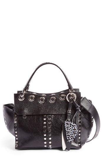 Proenza Schouler Curl Studded Leather Shoulder Bag - Black