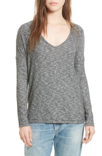 Women's Rag & Bone Theo Long Sleeve Top - White