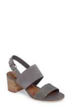 Women's Toms Poppy Sandal .5 M - Grey