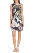 Women's Tory Burch Constellation Linen Blend Shift Dress - Blue