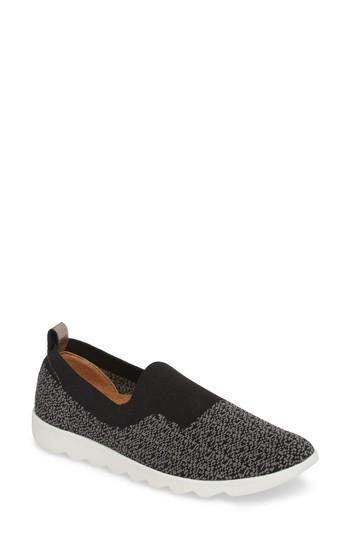 Women's Comfortiva Ginger Sock Fit Sneaker N - Black