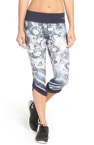 Women's Ted Baker London 'blue Bloom' Cropped Leggings