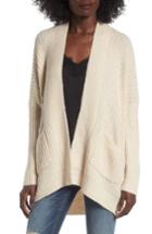 Women's Dreamers By Debut Rib Knit Open Cardigan