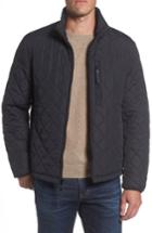 Men's Marc New York Faux Shearling Lined Quilted Jacket, Size - Black