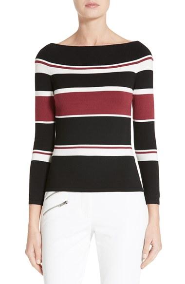 Women's Veronica Beard Audrey Off The Shoulder Sweater