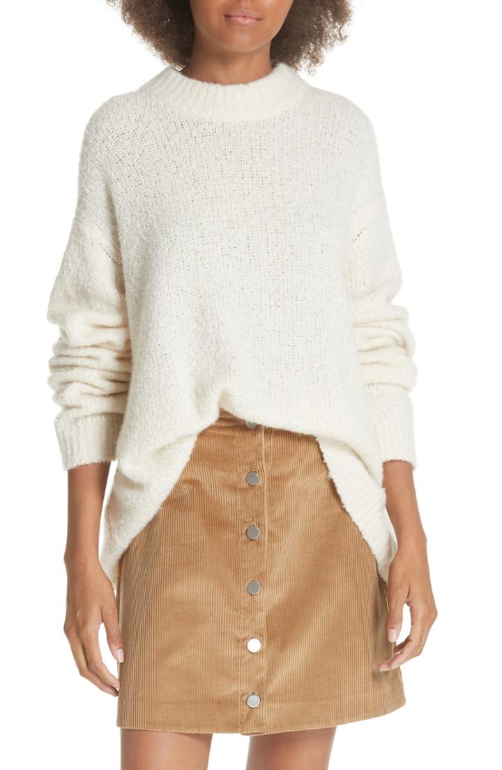 Women's Elizabeth And James Josette Oversized Boucle Sweater