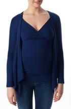 Women's Pietro Brunelli 'ginestra' Maternity/nursing Top - Blue