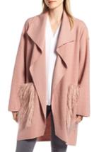 Women's Sosken Giova Brushed Rib Knit Coat /2 - Pink