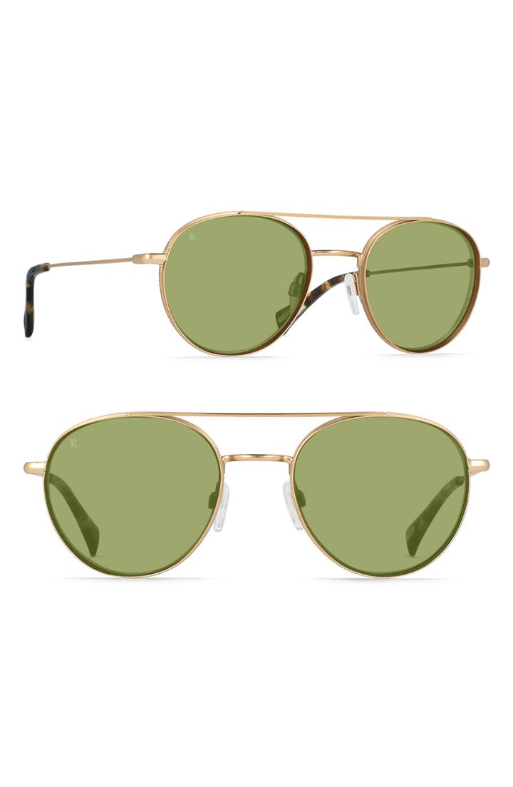 Men's Raen Aliso 51mm Sunglasses - Gold/ Safari Tortoise/ Olive