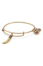 Women's Alex And Ani Horn Charm Adjustable Bangle