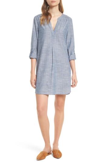 Women's Joie Alannie Stripe Cotton Shift Dress - Blue