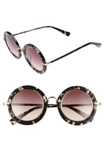 Women's Derek Lam Madison 46mm Round Sunglasses -