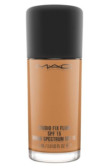 Mac Mac Studio Fix Fluid Foundation Spf 15 - Nc55 Deep Rich Brown Golden