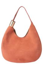 Jimmy Choo Stevie Calfskin & Genuine Snakeskin Hobo - Pink