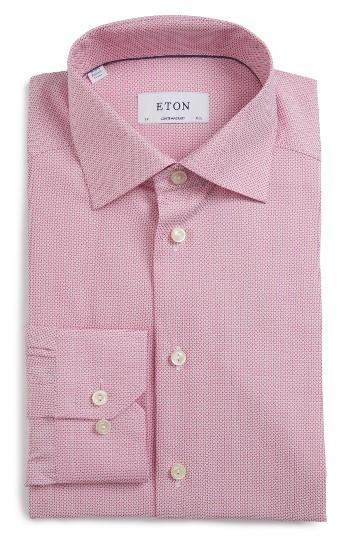 Men's Eton Trim Fit Solid Dress Shirt