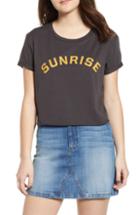 Women's Billabong Sunrise And Sunset Graphic Tee - Black