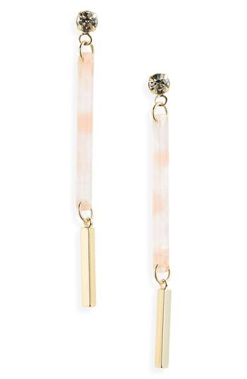 Women's Loren Olivia Linear Acetate & Metal Drop Earrings