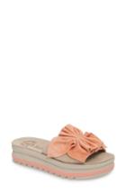 Women's Fantasy Sandals Fiorella Platform Slide Sandal Us / 36eu - Coral