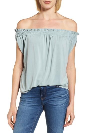 Women's Lucky Brand Off The Shoulder Top - Green