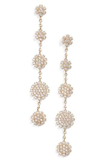 Women's Nordstrom Pave Starburst Drop Earrings