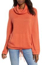 Women's Caslon Cowl Neck Sweater - Orange