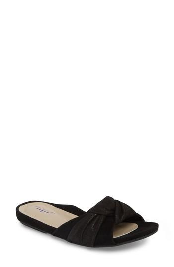 Women's T Tahari Lauren Slide Sandal M - Black