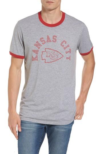 Men's '47 Kansas City Chiefs Ringer T-shirt, Size - Grey