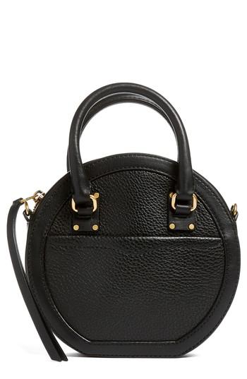 Rebecca Minkoff Bree Circle Leather Crossbody Bag - Black