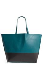 Bp. Colorblock Faux Leather Tote - Green