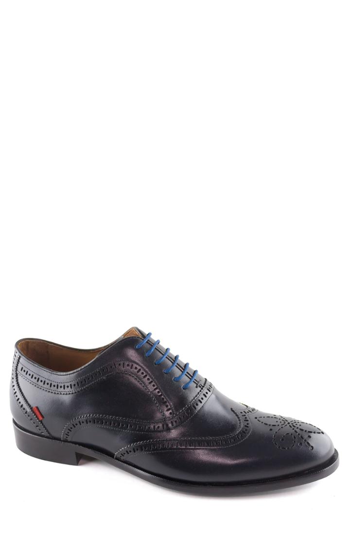 Men's Marc Joseph New York Madison Wingtip Oxford .5 M - Blue