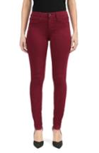 Women's Articles Of Society Sarah Release Hem Skinny Jeans - Red