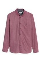 Men's Ted Baker London Modern Slim Fit Sport Shirt (l) - Purple