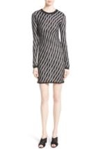 Women's Diane Von Furstenberg Double Layer Stripe Sweater Dress