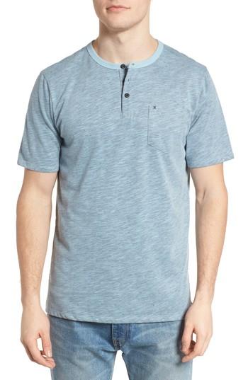 Men's Hurley Dry Lagos Henley - Blue