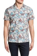 Men's Kahala Scales Trim Fit Print Sport Shirt
