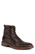 Men's Trask 'lowell' Cap Toe Boot M - Brown