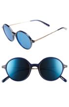 Women's Oliver Peoples Corby 51mm Round Sunglasses - Blue