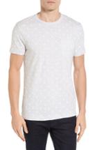 Men's French Connection Polka Dot T-shirt - Grey