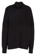 Men's Burberry Dawson Cashmere Turtleneck Sweater, Size - Black