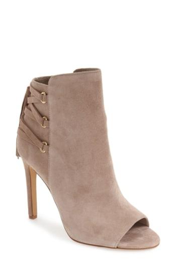 Women's Vince Camuto 'kimina' Lace Detail Bootie .5 M - Brown