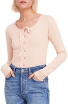 Women's Free People Cecilia Shirt - Pink