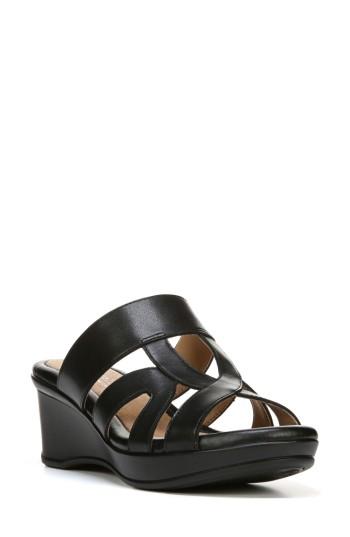 Women's Naturalizer Vanity Wedge Sandal N - Black