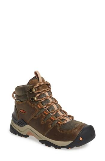 Women's Keen Gypsum Ii Mid Waterproof Hiking Boot .5 M - Brown