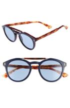 Men's Gucci Vintage Pilot 50mm Sunglasses - Blue-red/ Blue