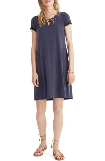 Women's Madewell Sandwashed Swingy Tee Dress