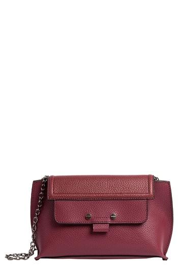 Danielle Nicole Palmer Leather Clutch - Burgundy
