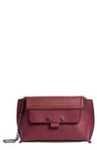 Danielle Nicole Palmer Leather Clutch - Burgundy
