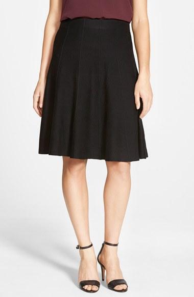 Women's Nic+zoe Panel Twirl Skirt - Black